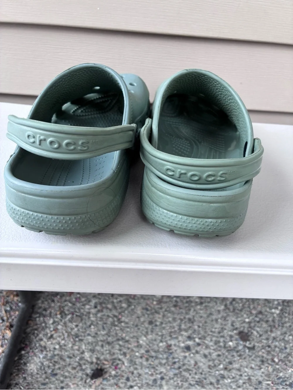 Crocs Classic Clogs Sage Olive Green M8 W10